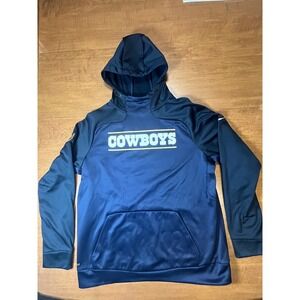 Nike Dallas Cowboys NFL Therma-FIT Performance Hoodie Navy Blue Men's Large